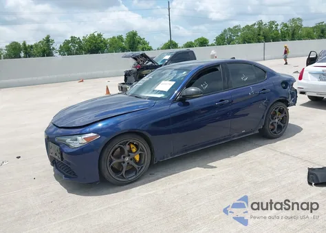 2021 Alfa Romeo Giulia Ti Sport Rwd из США, поврежденный, VIN ZARFAMBN4M7648578